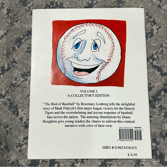 The Bird of Baseball: The Story of Mark Fidrych coloring book 20th anniversary - Picture 5 of 5